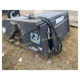 5' Bobcat  skid steer mount sweeper
