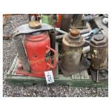 Assortment of 3 hydraulic jacks