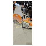 Stihl TS 400 gas powered, handheld demo saw.