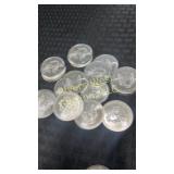 Twenty 2009 American Eagle Silver Dollars