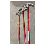 Set of three pipe benders 1/2ï¿½-1ï¿½