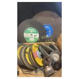 Assortment of grinding discs, flap, discs, metal,