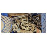 Lot of 15 C- clamps from 2 1/2' to 9'.