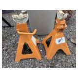 Two 12 ton jack stands