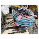 Two air hose reels with hose