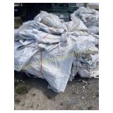 Pallet of bulk grain sacks