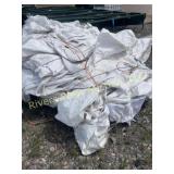 Pallet of bulk grain sacks