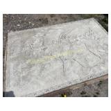 Decorative Moose concrete slab