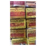 9 boxes of assorted welding rods precision arc