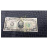 1934 series C twenty dollar note