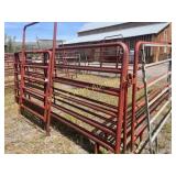 4 Farmaster 12' panels and a 4'  gate