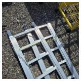 Set of two aluminum loading ramps