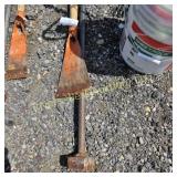 Post hole digger and tamper