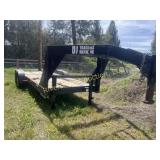 2008 DJ Trailers tandem axle gooseneck