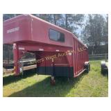 2004 TravAlong Rancher 20' stock combo trailer