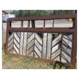 Two 8.5' long custom stall doors