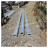 HD Aluminum poles 8 feet long