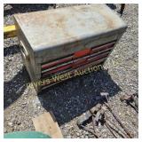 19' craftsman tool box filled with tools