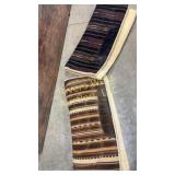 Two diamond wool saddle pads