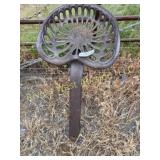 Cast Iron Maxwell tractor seat