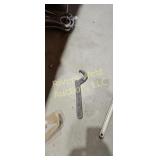 24' Chain Wrench, MAC adjustable hook spanner