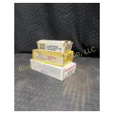 3 boxes of ammunition. 1 partial box of