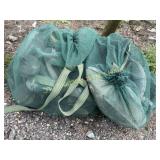 Two large bags of duck decoys