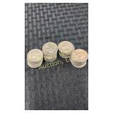 Forty pcs of 1960-1964 Washington silver quarters