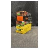 5 boxes of ammunition/shells. 2 boxes of Hornady