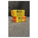 2 boxes of Berger bullets. Both boxes are 6mm, 95