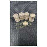 Eighty pcs of 1952-1957 Washington silver quarters