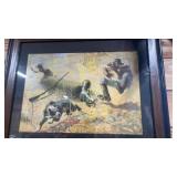 Framed 1908 Black American  Winchester advertising