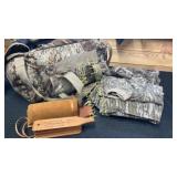 DU duck bag with Lynchï¿½s turkey call and size XL
