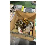 Box full of Black powder & muzzle loader  supplies
