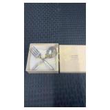 Prelude mini fork and spoon sterling silver set