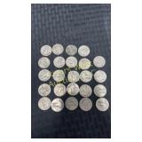 24 Standing Liberty quarters