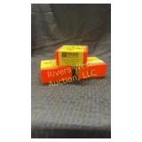 Three boxes of 7MM 168 grain ammunition from