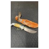 R.H. Ruana Bonner Montana knife and sheath