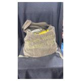 Military bag filled with USFS firefighting clothes