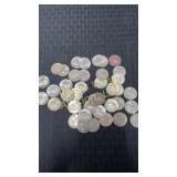 Forty pcs of 1964  Washington silver quarters