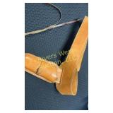 Leather sportsman belt holster