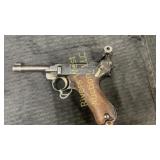 German Luger P08 pistol serial number 6652 all