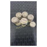 105 pcs of 1943-1952 Washington silver quarters