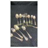 Assortment of antique dinnerware