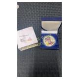 2006 colorized Walking Liberty silver dollar