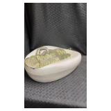 vintage glass urinal, also known as a urine