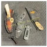 4 different knives all in good condition.