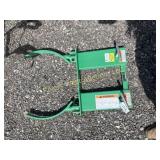Barrel moving fork lift attachment