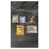 Assortment of collector cards including Babe