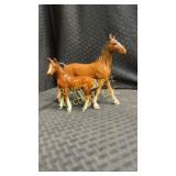 Vintage Beswick Arabian Palomino and Foal